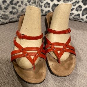 Red Dansko Sandals, size 39